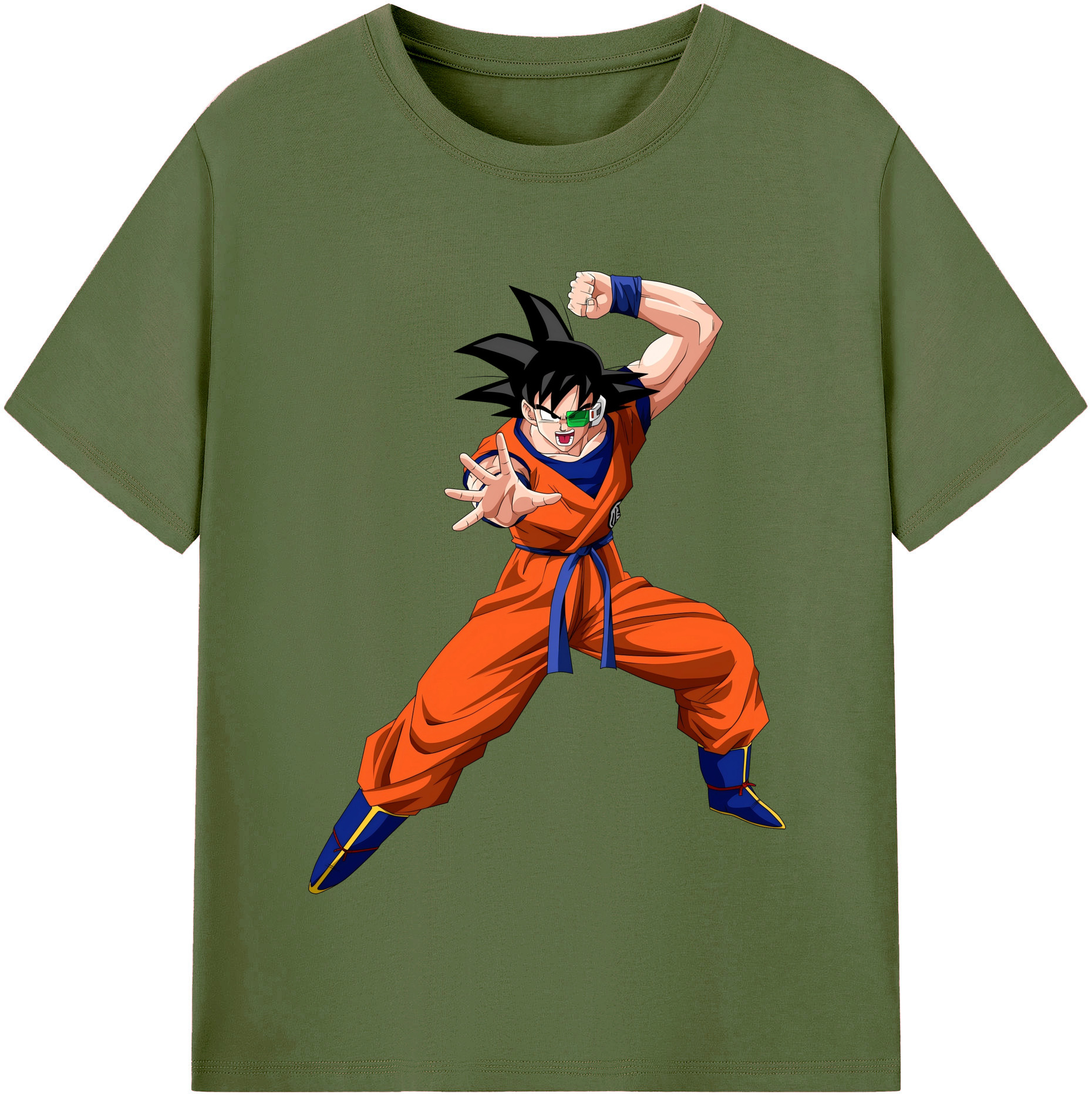 （画像用） ドラゴンボール 孫悟空（そん ごくう）Son Goku カカロット DRAGON BALL Kakarotto 綿100％半袖Tシャツ（フロントプリント）